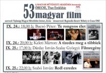 53 magyar film a Vajdaságban: Filmvetítések Óbecsén is